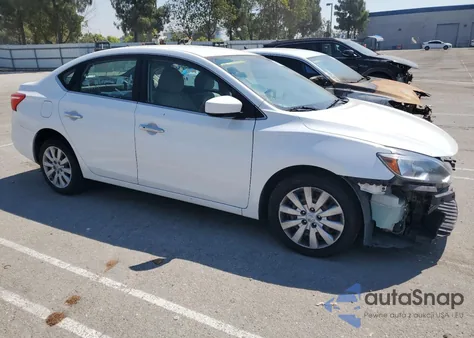 2016 Nissan Sentra S from USA, damaged, VIN 3N1AB7APXGY230232